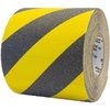 Flex-Tred AntiSlip Safety Tape - 6" X 60’ / Yellow/Black Striped-Roll YBS.0660.R